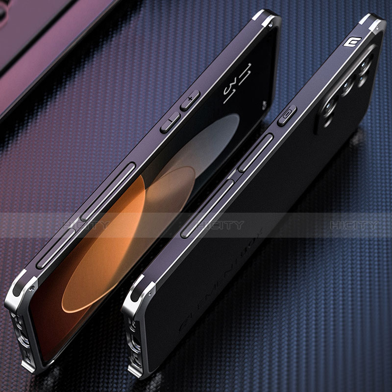 Handyhülle Hülle Luxus Aluminium Metall Tasche 360 Grad Ganzkörper für Oppo Reno5 5G