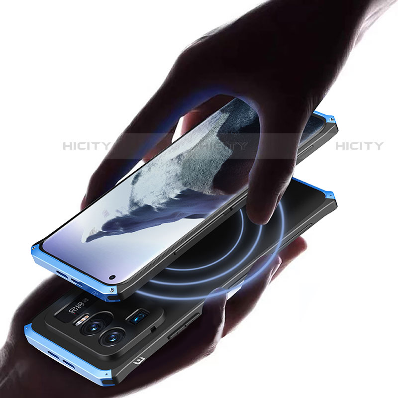 Handyhülle Hülle Luxus Aluminium Metall Tasche 360 Grad Ganzkörper für Xiaomi Mi 11 Ultra 5G