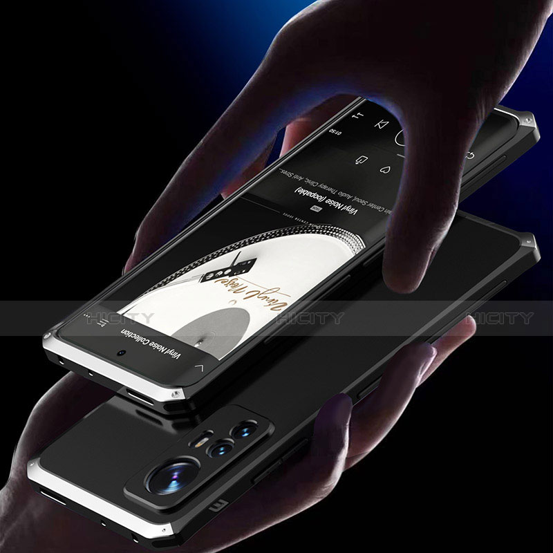 Handyhülle Hülle Luxus Aluminium Metall Tasche 360 Grad Ganzkörper für Xiaomi Mi 12 5G