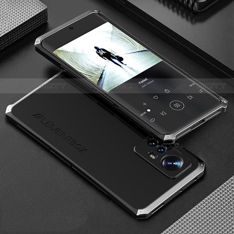 Handyhülle Hülle Luxus Aluminium Metall Tasche 360 Grad Ganzkörper für Xiaomi Mi 12 Pro 5G