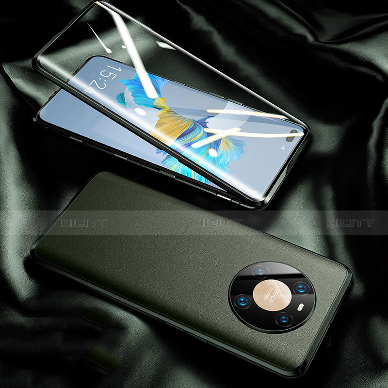 Handyhülle Hülle Luxus Aluminium Metall Tasche 360 Grad Ganzkörper K02 für Huawei Mate 40E Pro 5G