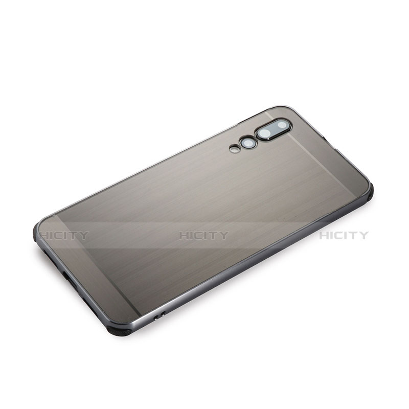 Handyhülle Hülle Luxus Aluminium Metall Tasche A01 für Huawei P20 Pro groß