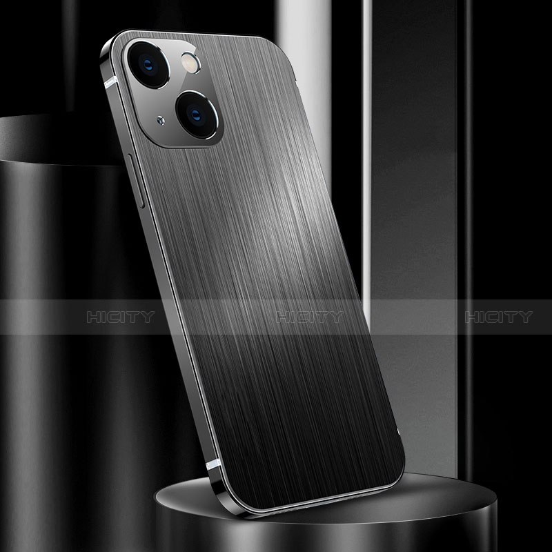 Handyhülle Hülle Luxus Aluminium Metall Tasche für Apple iPhone 14 groß