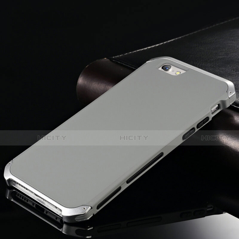 Handyhülle Hülle Luxus Aluminium Metall Tasche für Apple iPhone 6S groß