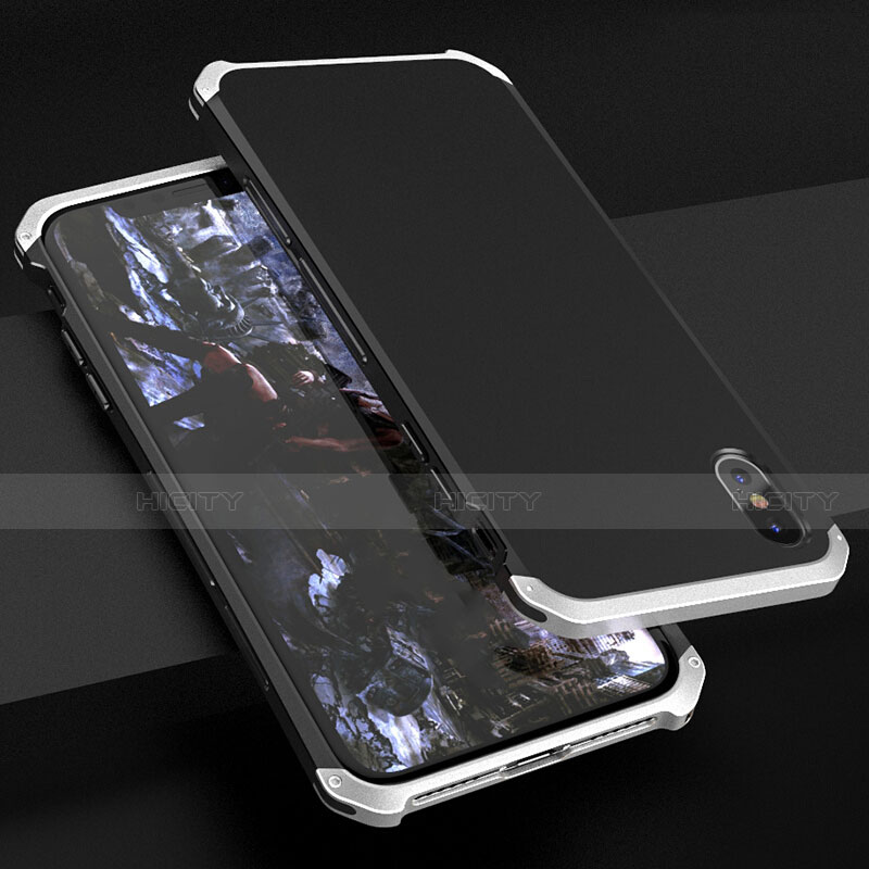 Handyhülle Hülle Luxus Aluminium Metall Tasche für Apple iPhone Xs Max