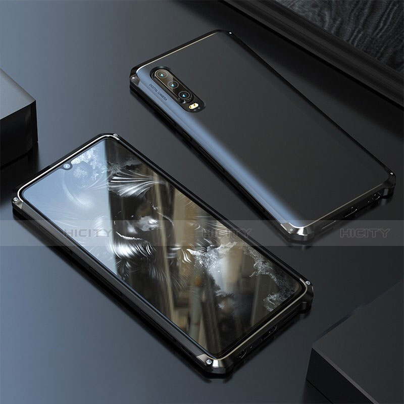 Handyhülle Hülle Luxus Aluminium Metall Tasche für Huawei P20 Pro groß