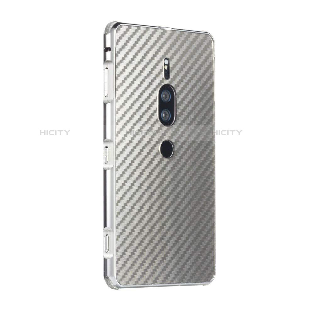 Handyhülle Hülle Luxus Aluminium Metall Tasche für Sony Xperia XZ2 Premium groß