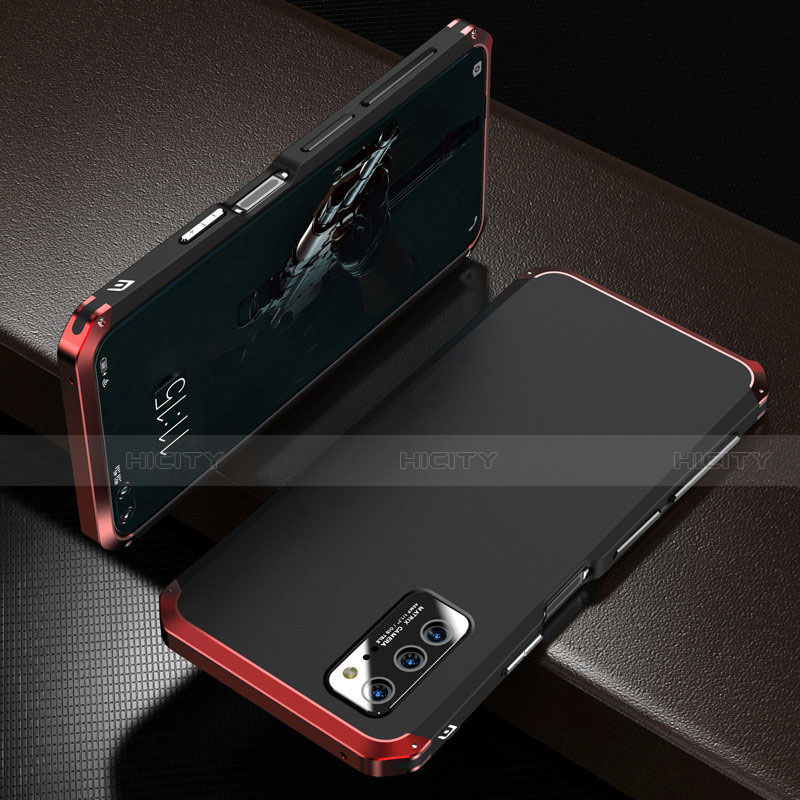 Handyhülle Hülle Luxus Aluminium Metall Tasche M01 für Huawei Honor V30 Pro 5G groß