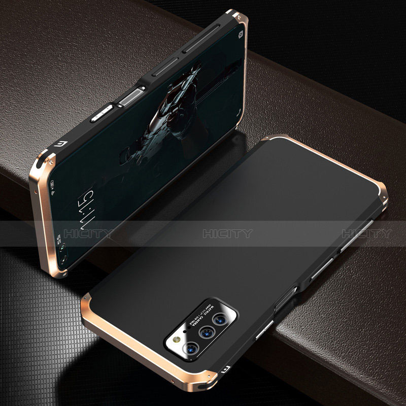 Handyhülle Hülle Luxus Aluminium Metall Tasche M01 für Huawei Honor V30 Pro 5G groß