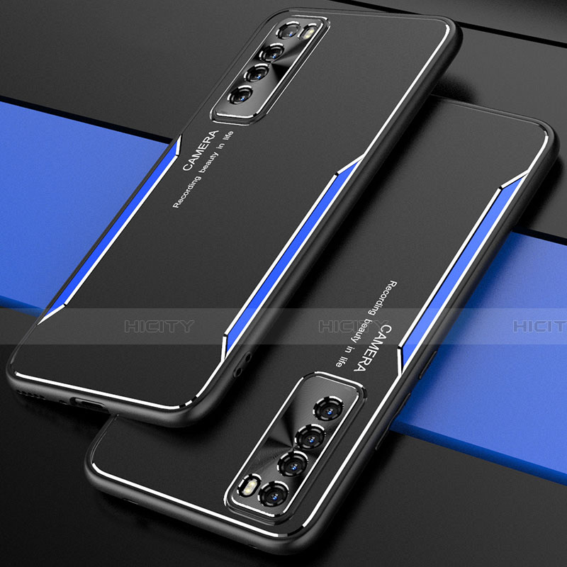Handyhülle Hülle Luxus Aluminium Metall Tasche M01 für Huawei Nova 7 5G groß