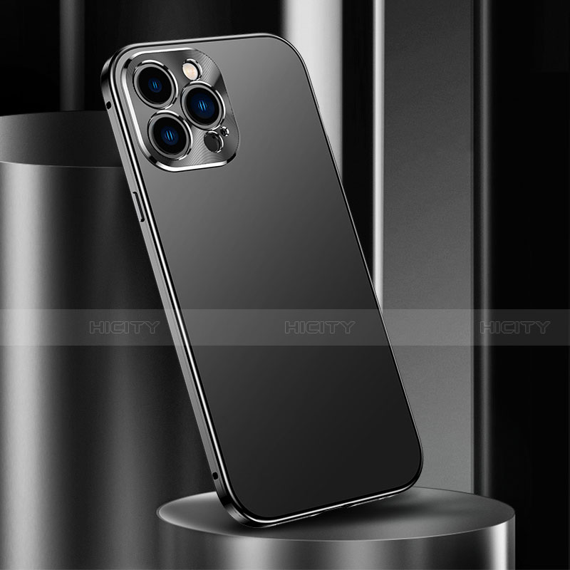 Handyhülle Hülle Luxus Aluminium Metall Tasche M03 für Apple iPhone 13 Pro Max