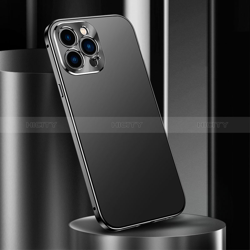 Handyhülle Hülle Luxus Aluminium Metall Tasche M03 für Apple iPhone 14 Pro