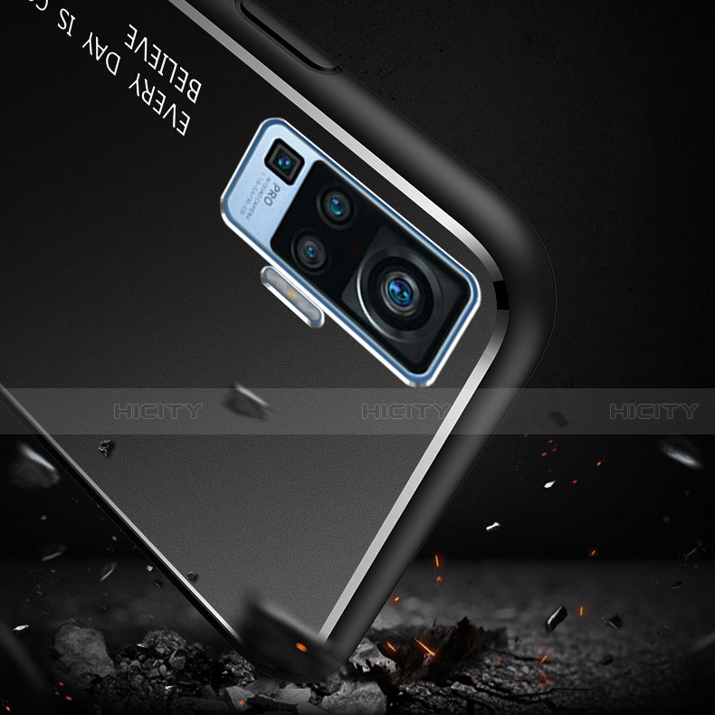 Handyhülle Hülle Luxus Aluminium Metall Tasche M03 für Vivo X51 5G groß