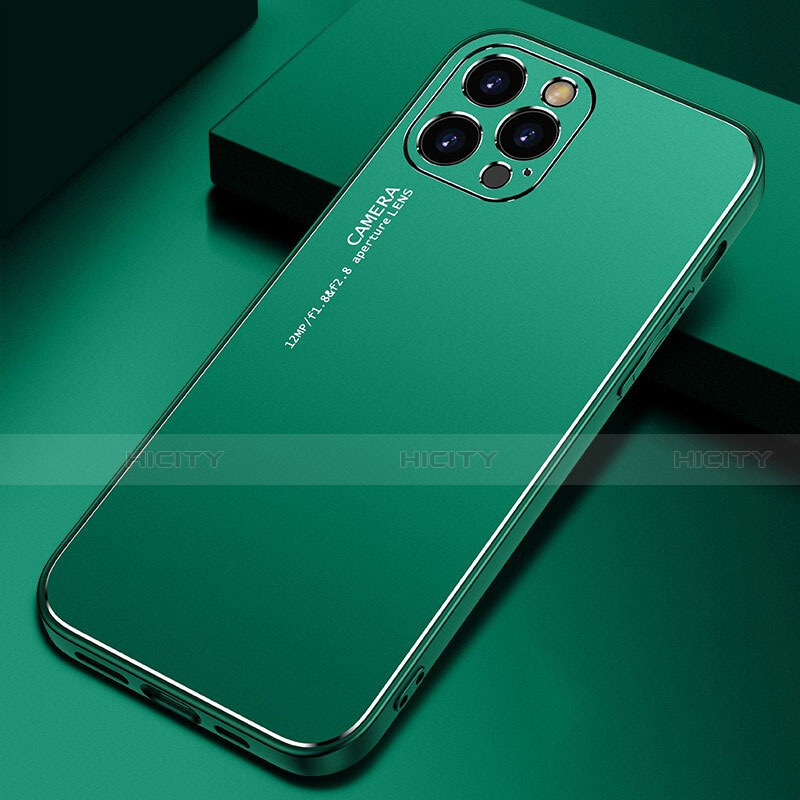 Handyhülle Hülle Luxus Aluminium Metall Tasche M04 für Apple iPhone 13 Pro groß