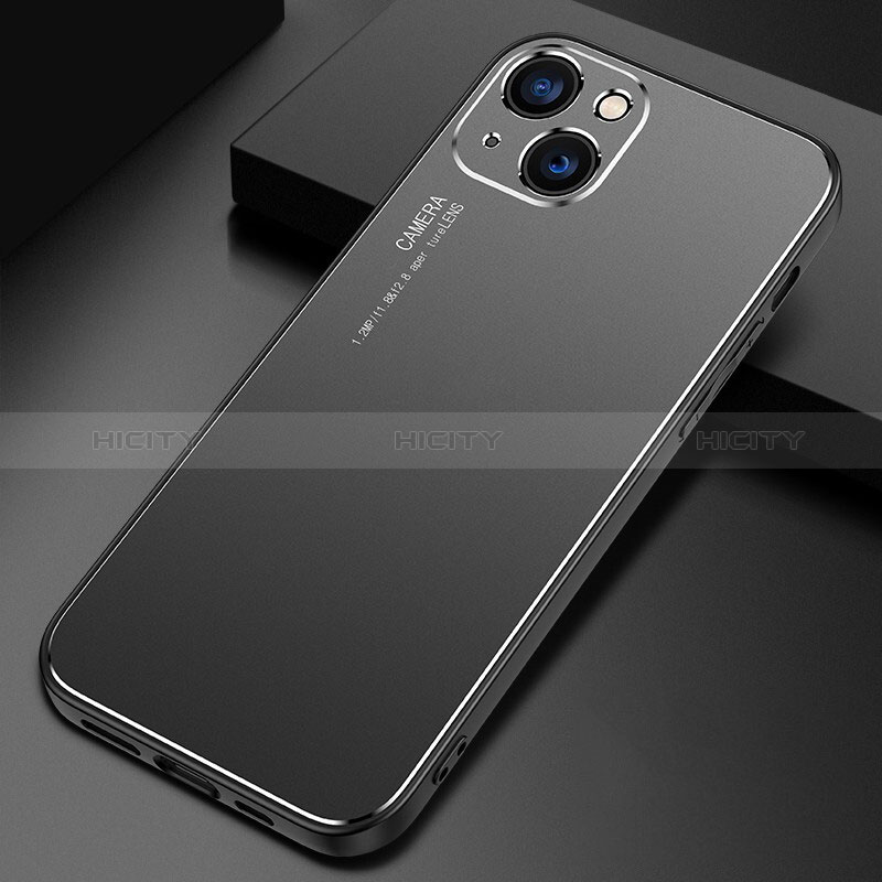 Handyhülle Hülle Luxus Aluminium Metall Tasche M04 für Apple iPhone 15