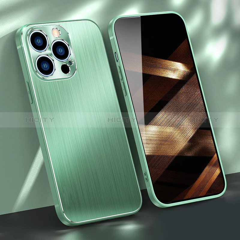 Handyhülle Hülle Luxus Aluminium Metall Tasche M09 für Apple iPhone 14 Pro Max