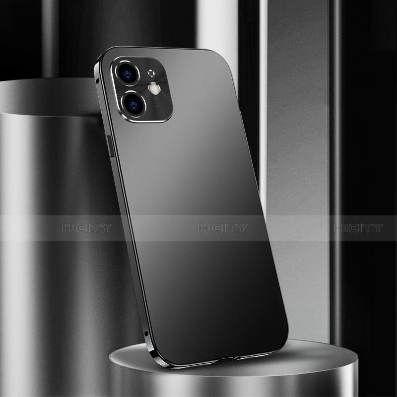 Handyhülle Hülle Luxus Aluminium Metall Tasche N01 für Apple iPhone 12