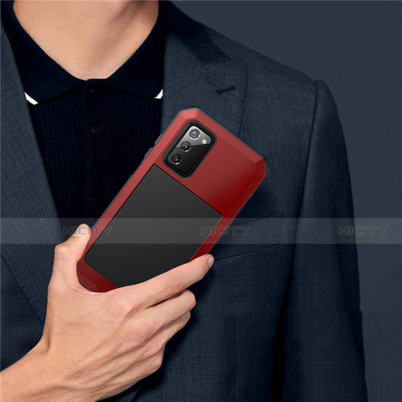 Handyhülle Hülle Luxus Aluminium Metall Tasche N01 für Samsung Galaxy Note 20 5G
