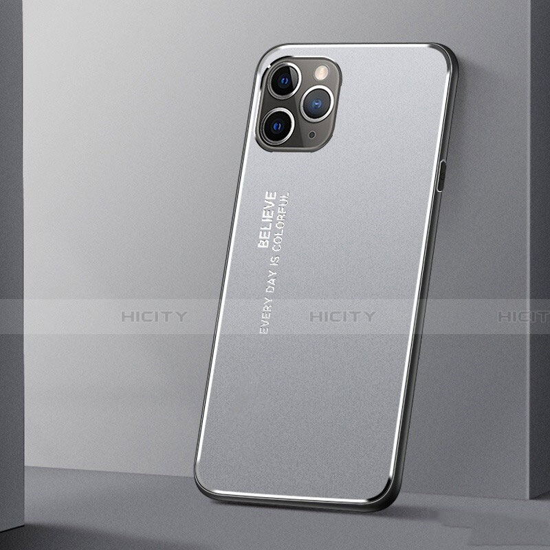Handyhülle Hülle Luxus Aluminium Metall Tasche T01 für Apple iPhone 11 Pro groß