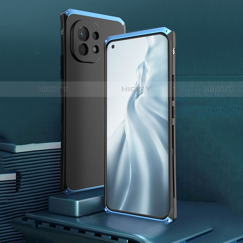 Handyhülle Hülle Luxus Aluminium Metall Tasche T01 für Xiaomi Mi 11 5G