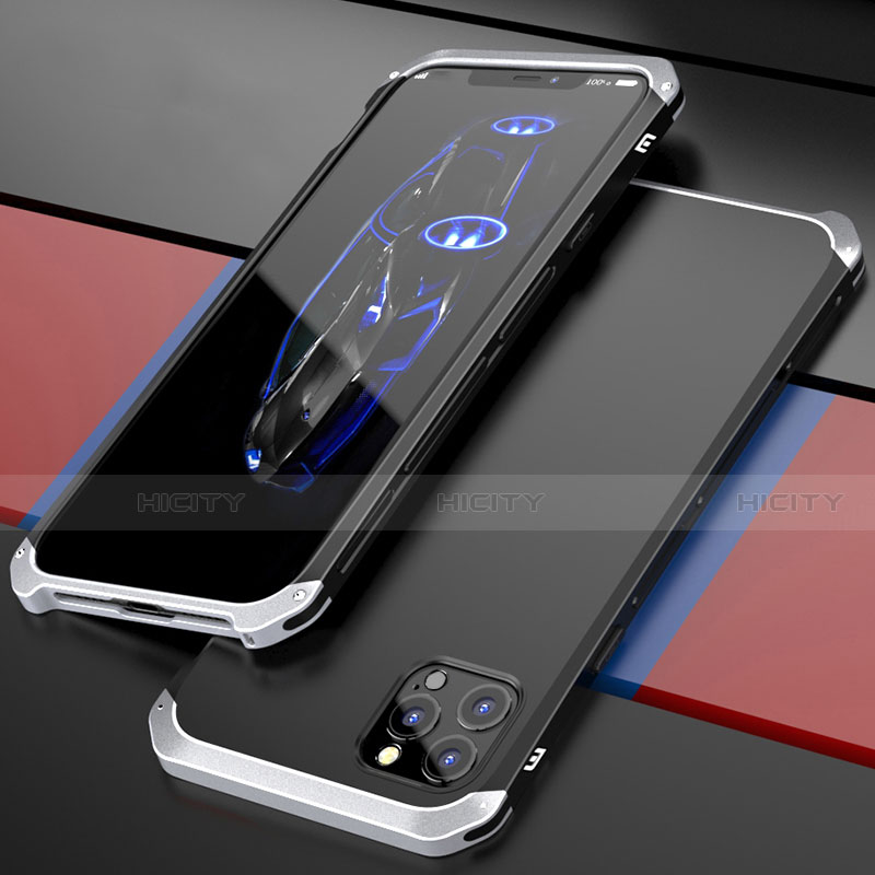 Handyhülle Hülle Luxus Aluminium Metall Tasche T02 für Apple iPhone 12 Pro Max
