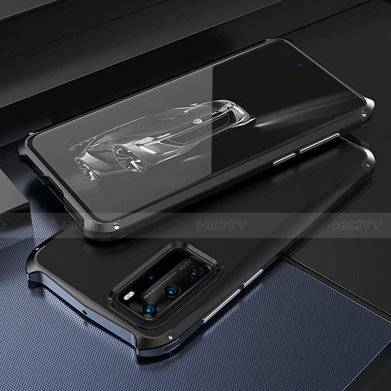 Handyhülle Hülle Luxus Aluminium Metall Tasche T05 für Huawei P40 Pro