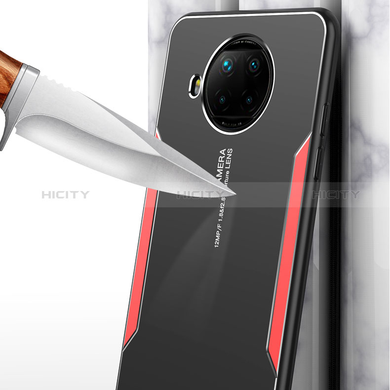 Handyhülle Hülle Luxus Aluminium Metall und Silikon Rahmen Tasche für Xiaomi Mi 10T Lite 5G