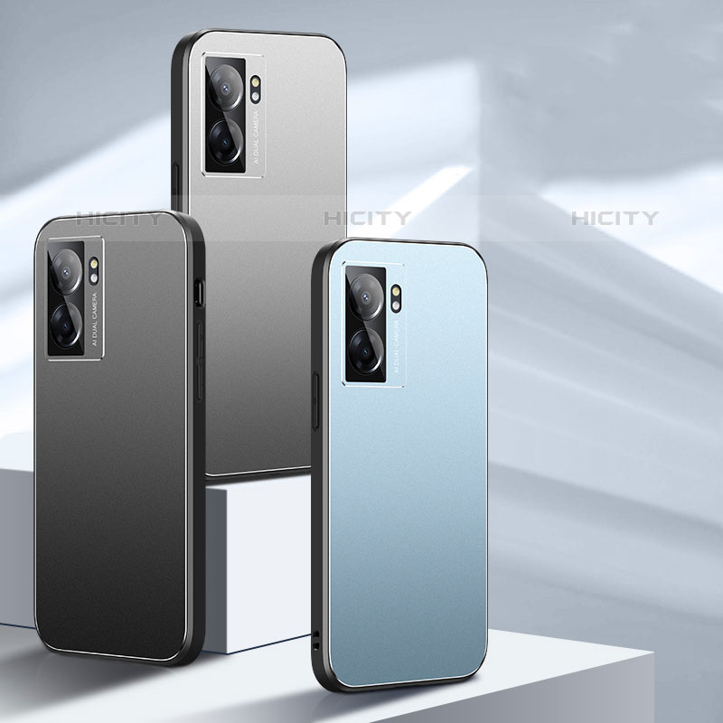 Handyhülle Hülle Luxus Aluminium Metall und Silikon Rahmen Tasche J01 für OnePlus Nord N300 5G