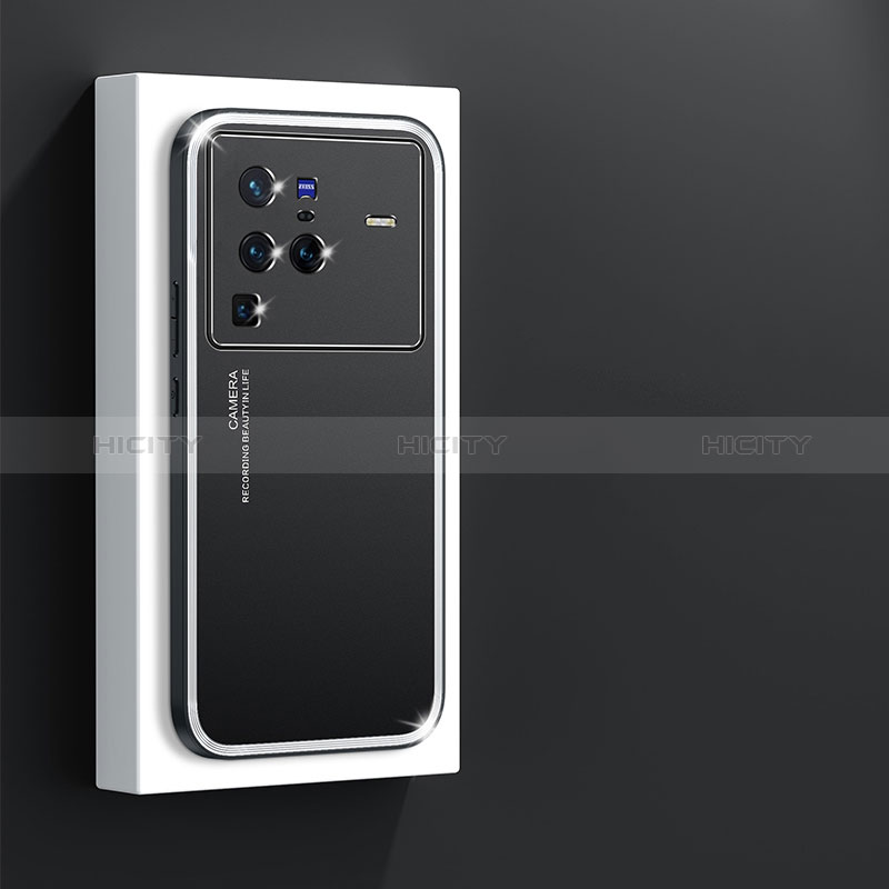 Handyhülle Hülle Luxus Aluminium Metall und Silikon Rahmen Tasche JL1 für Vivo X80 Pro 5G