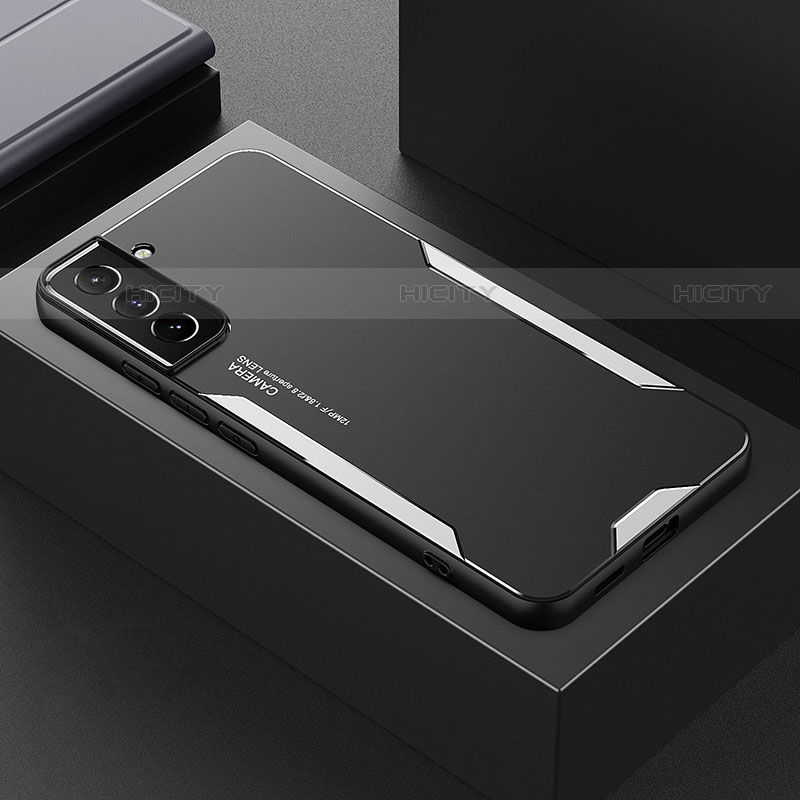 Handyhülle Hülle Luxus Aluminium Metall und Silikon Rahmen Tasche M01 für Samsung Galaxy S23 5G