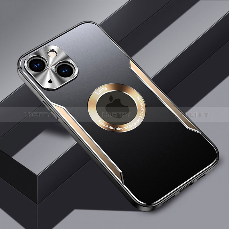 Handyhülle Hülle Luxus Aluminium Metall und Silikon Rahmen Tasche mit Mag-Safe Magnetic Magnetisch JL3 für Apple iPhone 13