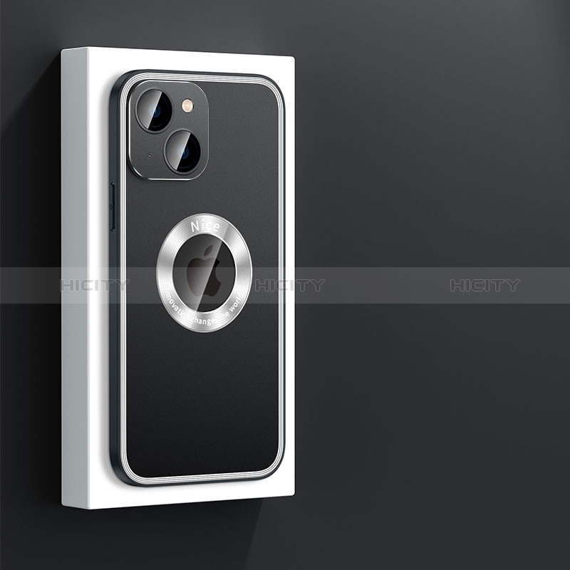 Handyhülle Hülle Luxus Aluminium Metall und Silikon Rahmen Tasche mit Mag-Safe Magnetic Magnetisch JL4 für Apple iPhone 13