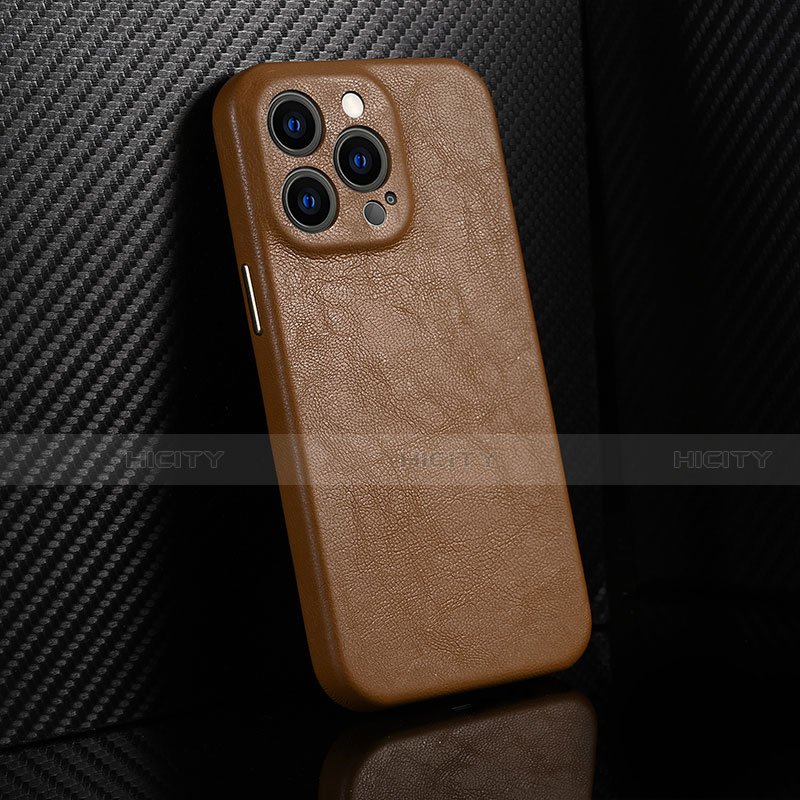 Handyhülle Hülle Luxus Leder Schutzhülle A10 für Apple iPhone 15 Pro groß