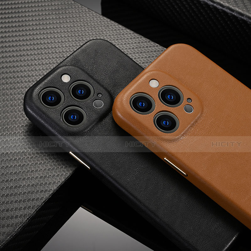 Handyhülle Hülle Luxus Leder Schutzhülle A10 für Apple iPhone 15 Pro groß