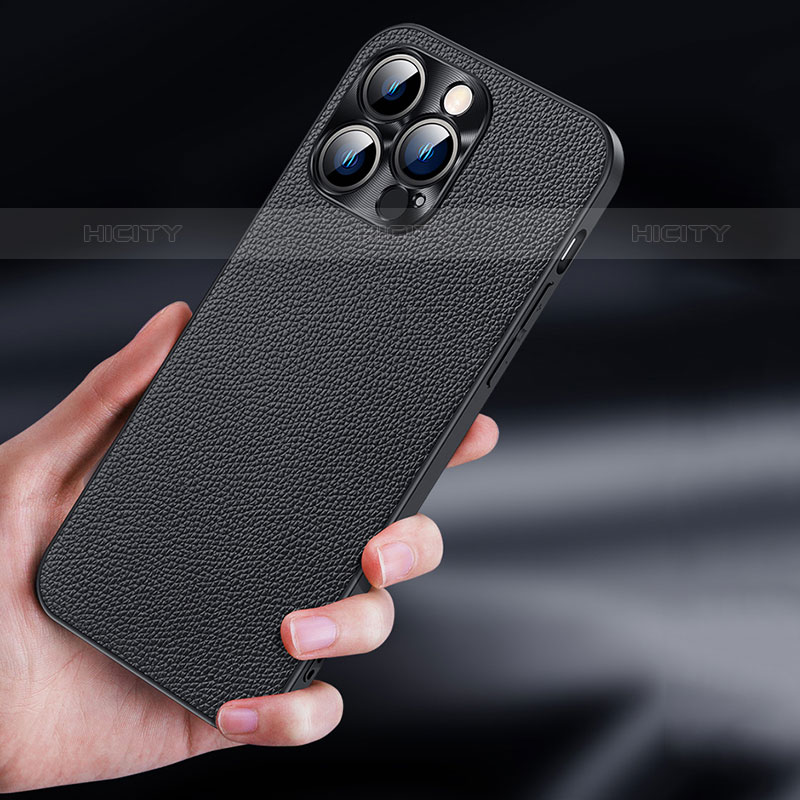 Handyhülle Hülle Luxus Leder Schutzhülle A11 für Apple iPhone 15 Pro groß