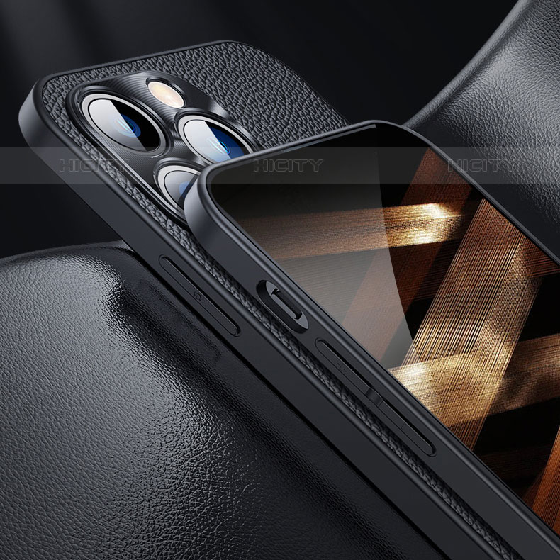 Handyhülle Hülle Luxus Leder Schutzhülle A11 für Apple iPhone 15 Pro groß