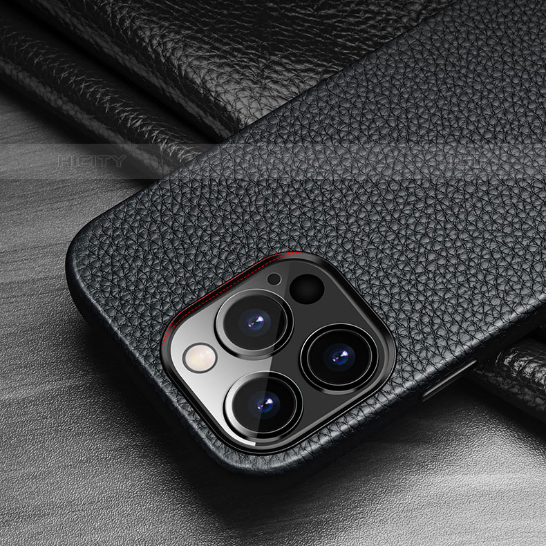 Handyhülle Hülle Luxus Leder Schutzhülle A13 für Apple iPhone 15 Pro groß