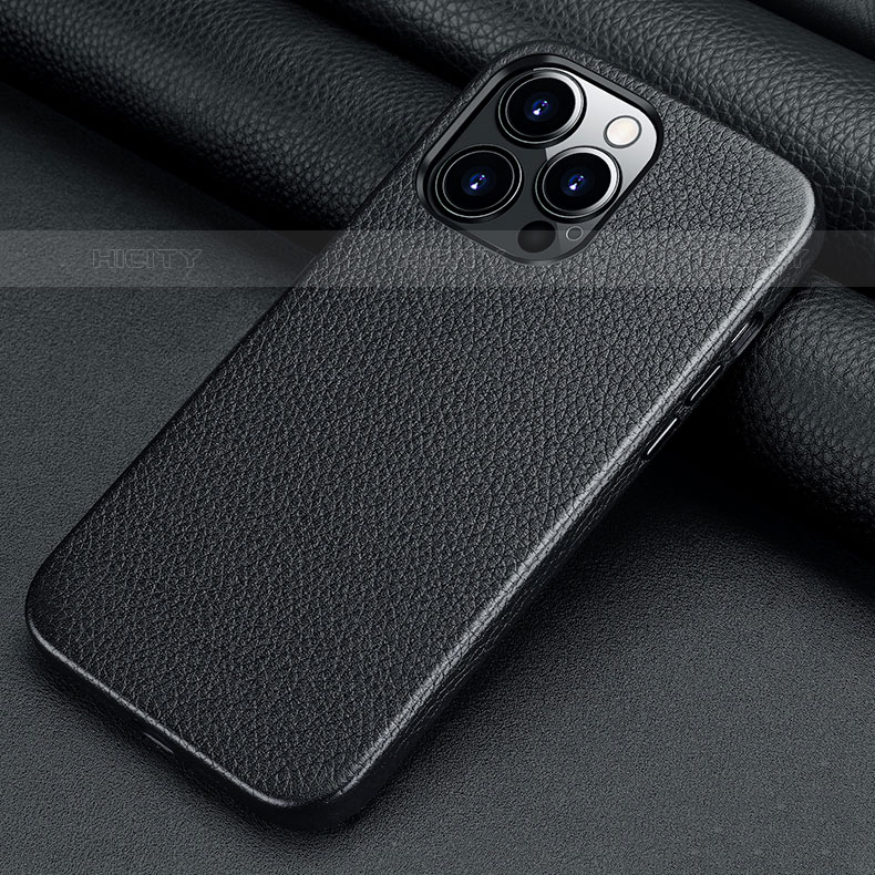 Handyhülle Hülle Luxus Leder Schutzhülle A13 für Apple iPhone 15 Pro groß