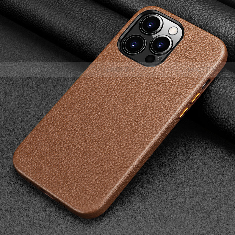 Handyhülle Hülle Luxus Leder Schutzhülle A13 für Apple iPhone 15 Pro groß