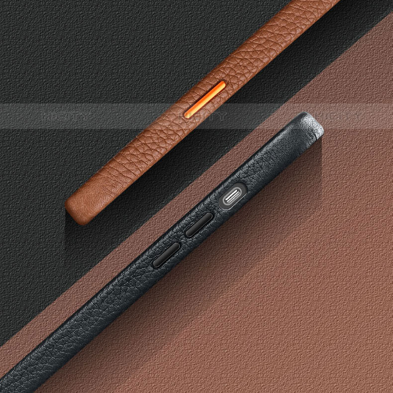 Handyhülle Hülle Luxus Leder Schutzhülle A13 für Apple iPhone 15 Pro groß