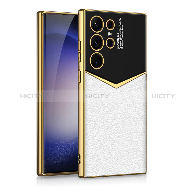 Handyhülle Hülle Luxus Leder Schutzhülle AC4 für Samsung Galaxy S21 Ultra 5G groß