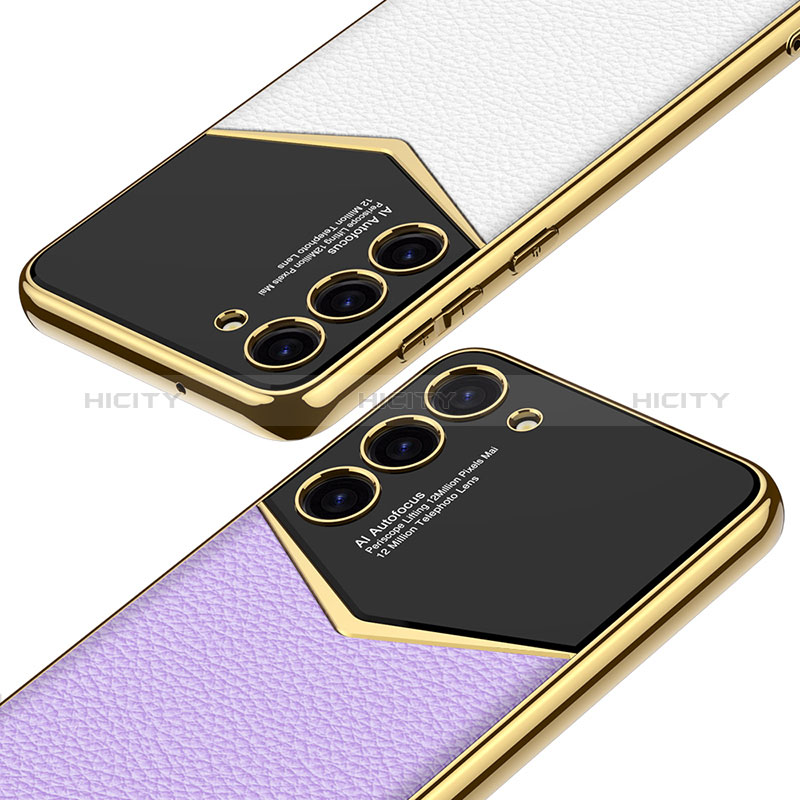 Handyhülle Hülle Luxus Leder Schutzhülle AC4 für Samsung Galaxy S23 5G