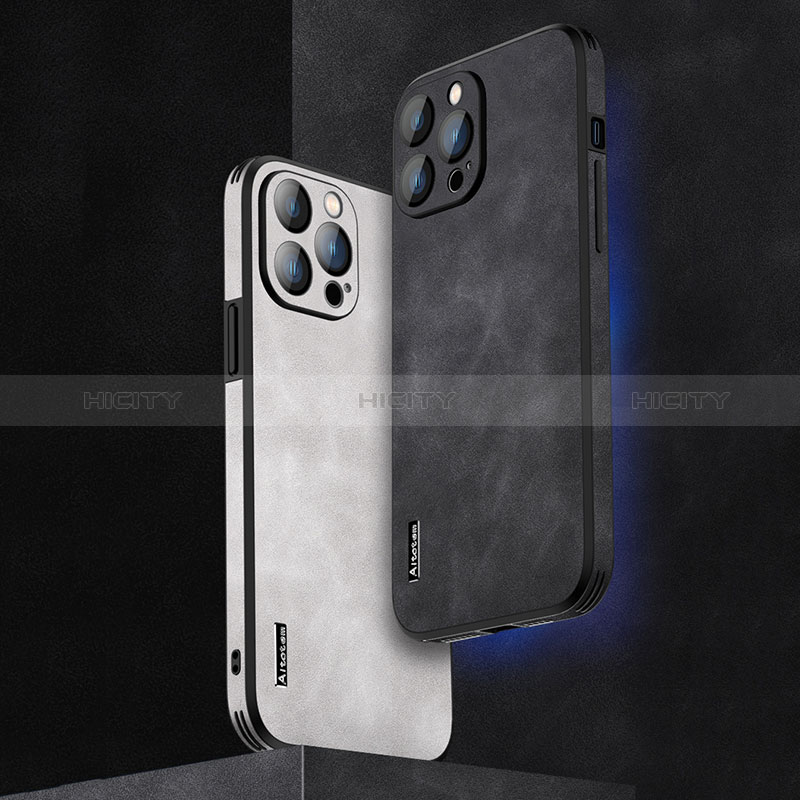 Handyhülle Hülle Luxus Leder Schutzhülle AT3 für Apple iPhone 13 Pro Max groß