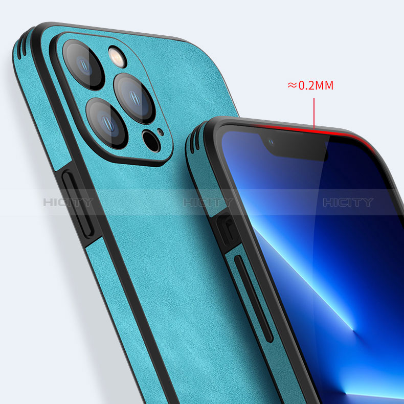 Handyhülle Hülle Luxus Leder Schutzhülle AT3 für Apple iPhone 13 Pro Max groß