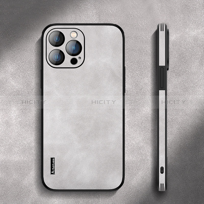 Handyhülle Hülle Luxus Leder Schutzhülle AT3 für Apple iPhone 13 Pro Max groß