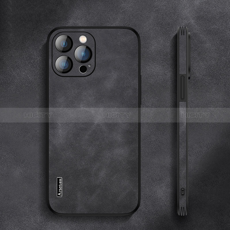 Handyhülle Hülle Luxus Leder Schutzhülle AT3 für Apple iPhone 13 Pro Max groß