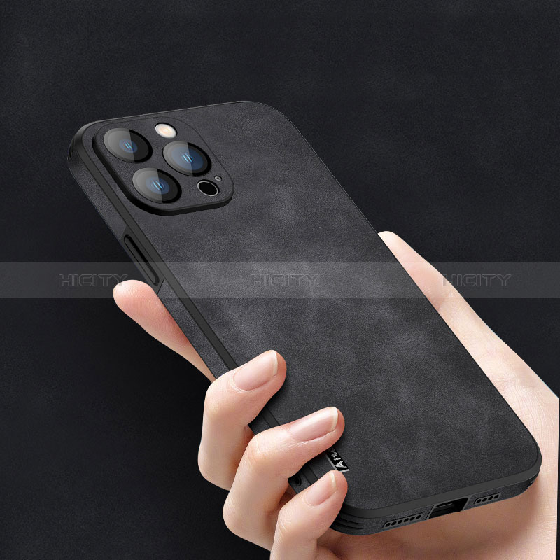 Handyhülle Hülle Luxus Leder Schutzhülle AT3 für Apple iPhone 13 Pro Max groß