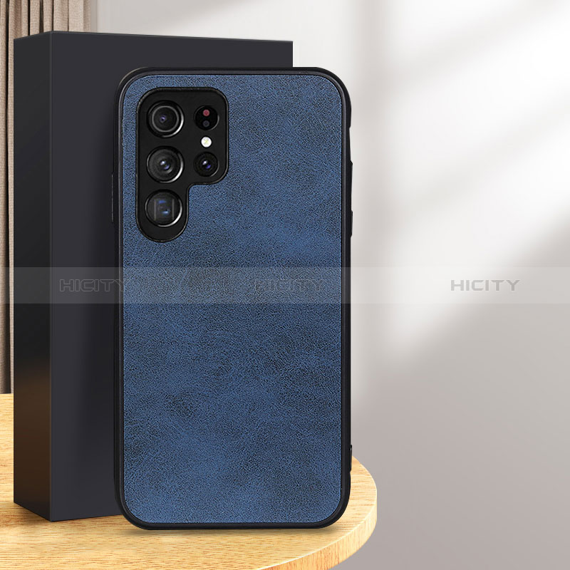 Handyhülle Hülle Luxus Leder Schutzhülle B03H für Samsung Galaxy S24 Ultra 5G groß