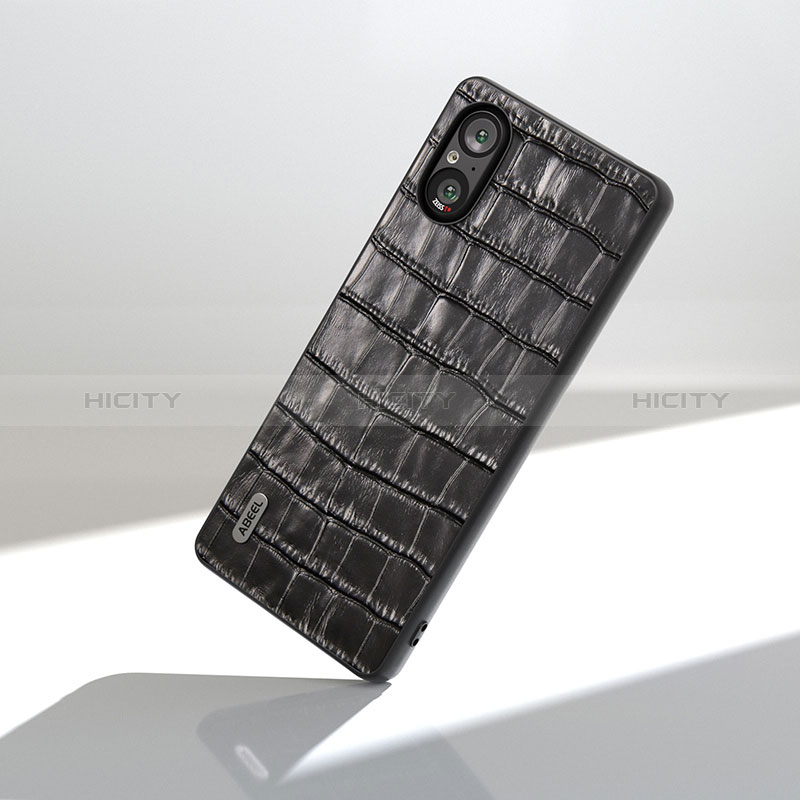 Handyhülle Hülle Luxus Leder Schutzhülle B04H für Sony Xperia 5 V