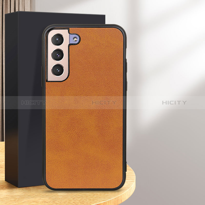 Handyhülle Hülle Luxus Leder Schutzhülle B08H für Samsung Galaxy S25 Plus 5G Braun